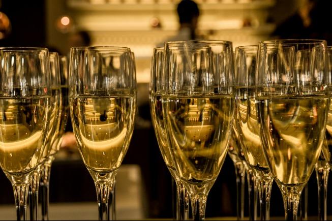 Bottle of House Champagne