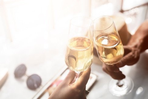 A bottle of Prosecco