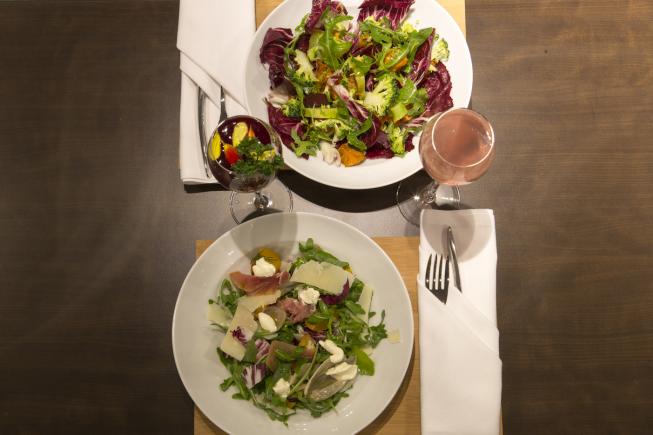 Dinner with a Bottle of Wine