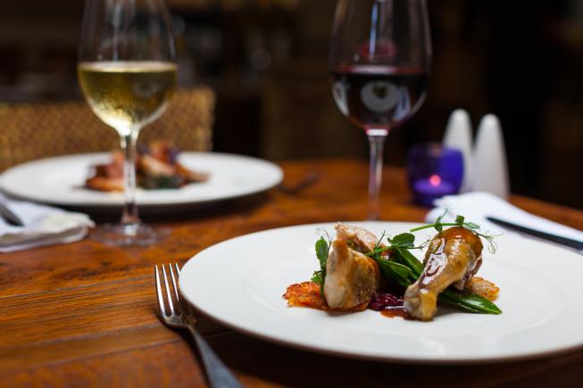 Dinner for Two in Darwin's Restaurant