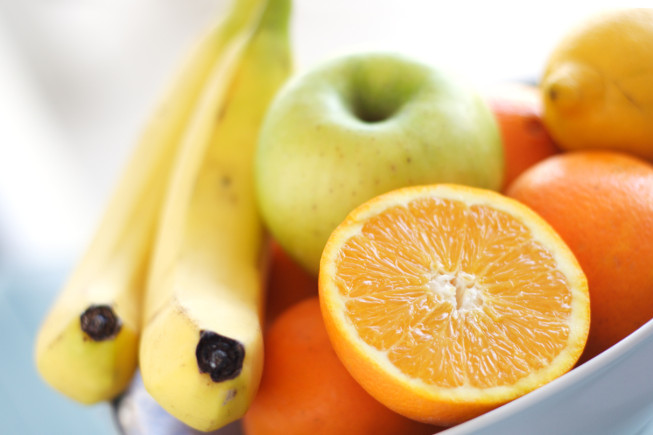 A bowl of fresh fruit