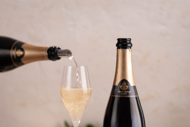 Afternoon Tea Served with Champagne