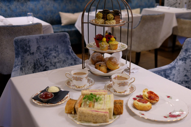 Afternoon Tea Served with Prosecco