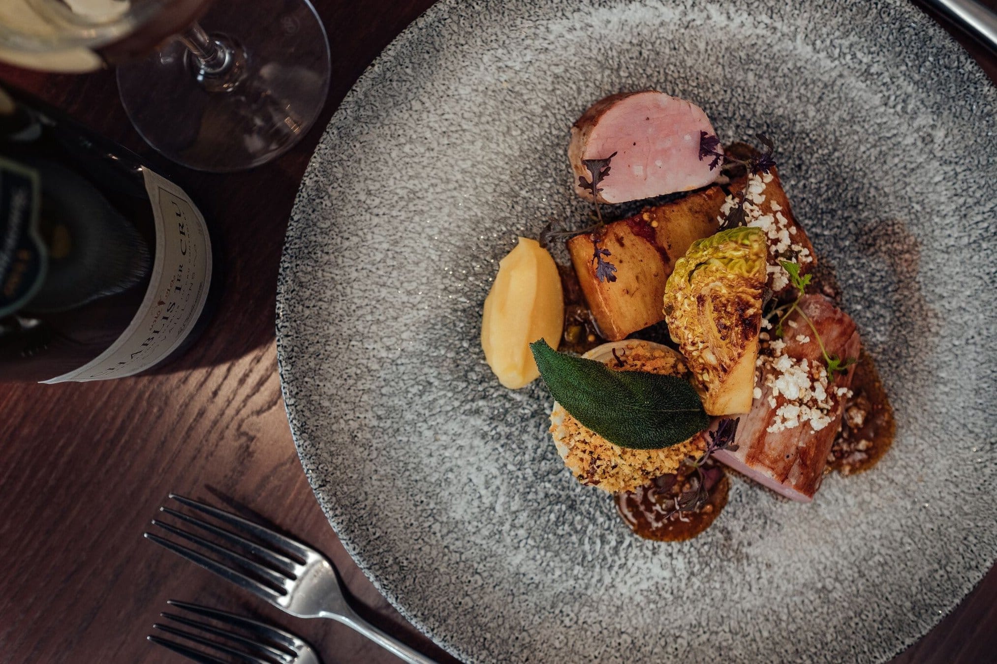 Tasting menu with matched wines