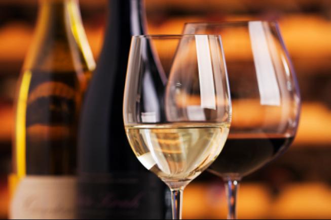 A bottle of wine in the room