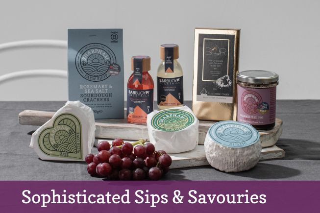 Sharpham Sips & Savouries Hamper