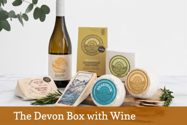The Devon Box with Wine