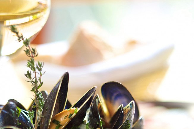 Mussels and Muscadet