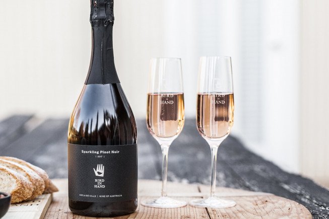 Bottle of Sparkling Rose