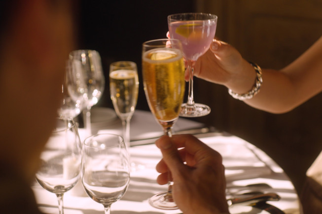 2 Course lunch & glass of Champagne